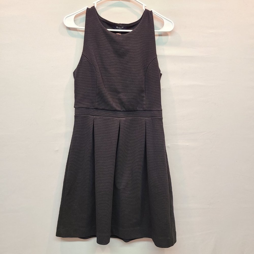 Madewell Dress Womens 6 Anywhere Skater Mini Black